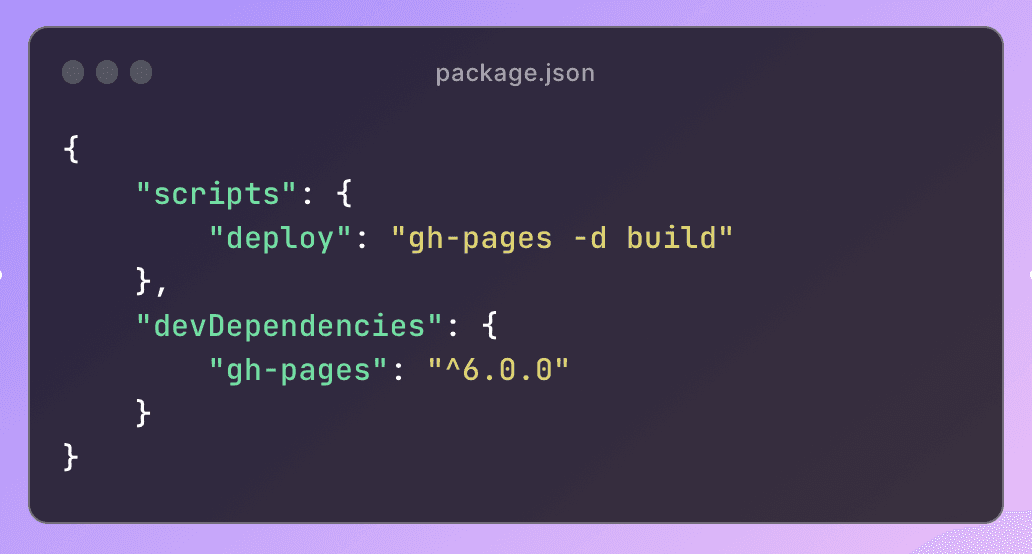 Deploying to GitHub Pages using gh-pages